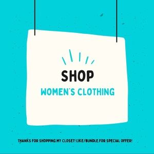 Shop Women’s Clothing! All Offers Welcomed! Bundle for Special Offer!